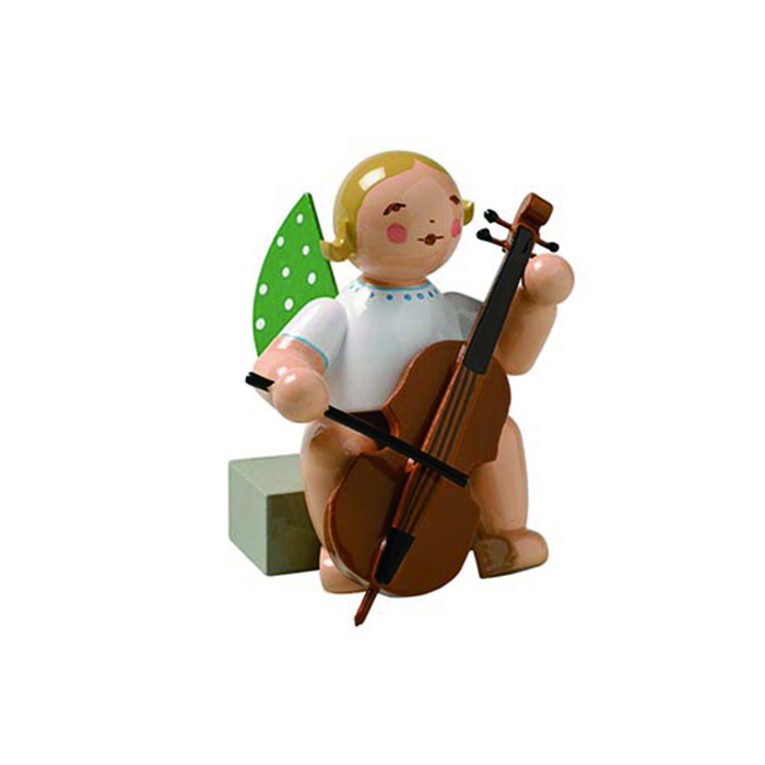木製人形　天使のオーケストラ チェロ