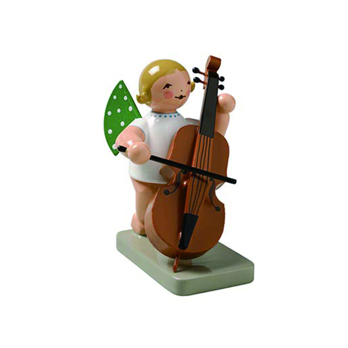 木製人形　天使のオーケストラ コントラバス