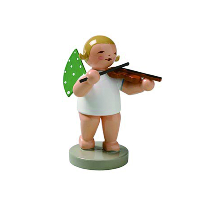 木製人形　天使のオーケストラ バイオリン