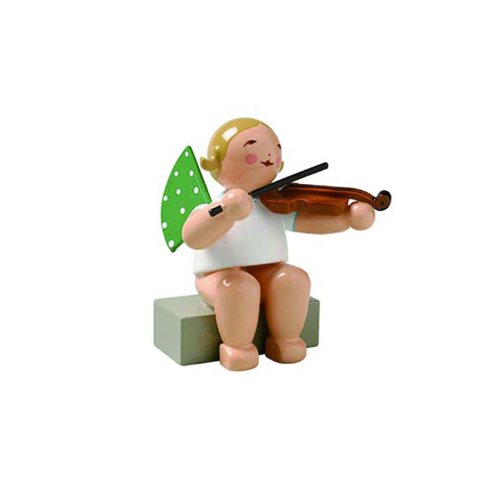 木製人形　天使のオーケストラ ビオラ (座)